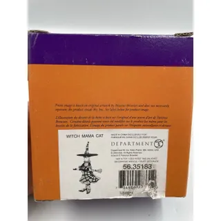 Photo of Dept 56 Krinkles Patience Brewster Cat Witch Halloween Ornament NIB