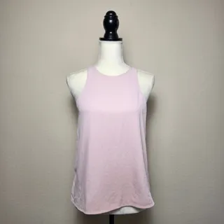 Photo of Everlane Pink High Neck Sleeveless Blouse 2