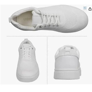 Photo of Platform Walking Slip Ons Breathable Mesh Memory Foam SIZE 5