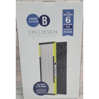 Photo of True HEPA H13 Type B Filters 6 Pack 2-in-1 Air Purifier