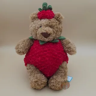 Photo of Jellycat Bartholomew Bear Strawberry - AUTHENTIC - NEW WITH TAGS