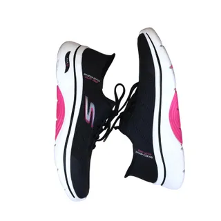 Photo of Skechers GO WALK Arch Fit Slip-Ins Women’s 8 Black Hot Pink Walking Sneakers