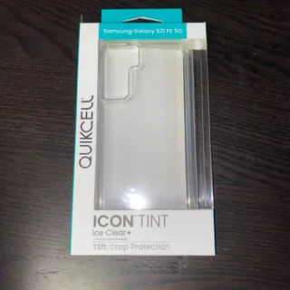 Photo of New Samsung Galaxy S21 FE/FE 5G QUIKCELL ICON TINT Transparent Case – ICE