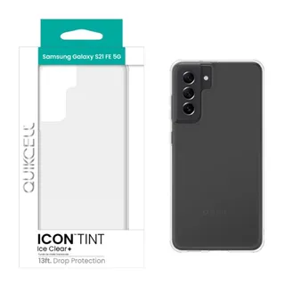 Photo of New Samsung Galaxy S21 FE/FE 5G QUIKCELL ICON TINT Transparent Case – ICE