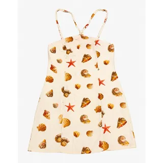 Photo of Wild Fable Women’s Linen Blend Seashell Print Mini Dress Size M
