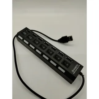 Photo of 7 Port USB 2.0 Hub High Speed Splitter Adapter for PC Laptop Mac Desktop
