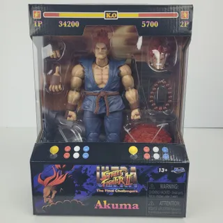 Photo of Jada Toys Ultra Street Fighter II The Final Challengers Akuma 1:12 Collectible