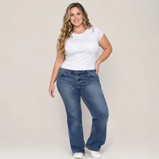 Photo of Old Navy Kicker Boot Cut Mid Rise Jeans Women’s Size 20 Stretch Denim