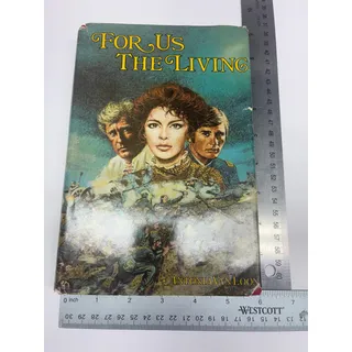 Photo of Vintage 1976 For Us the Living Antonia Van-Loon Civil War Historical Fiction Gettysburg Hardcover Dust Jacket