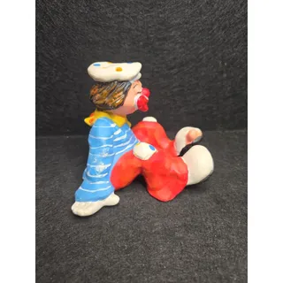Photo of Vtg Annette Little “The Hobo” Circus Clown Handpainted Figurine 1980 - 5“