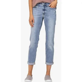 Photo of Judy Blue Mid Rise Bleach Wash Boyfriend Denim Jeans 882335LT-CO 9/29