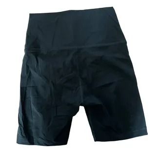 Photo of Everlane Perform Bike Shorts black high waist hidden pocket Small NWOT