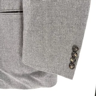 Photo of Vintage 80s Mr. Harry Couture Heather Gray 100% Pure New Wool Tailored Blazer