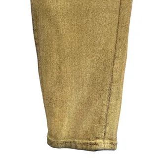 Photo of Lauren Ralph Lauren Black Gold Coated Metallic Skinny Denim Jeans