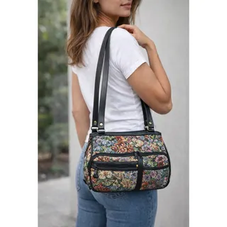Photo of Vintage Floral Baroque Tapestry Grandma Chic Shoulder Bag/Purse