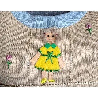 Photo of Vintage Storybook Knits Dollhouse Collection Woven Sweater Tank