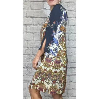 Photo of Maeve Silk Blend "Barcelona" Midi Dress