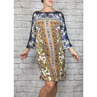 Photo of Maeve Silk Blend "Barcelona" Midi Dress