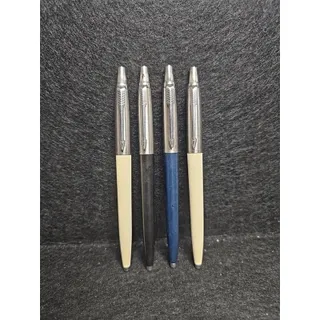 Photo of 4 Vtg Parker Jotter Chrome Cap Mechanical Ballpoint Pen USA