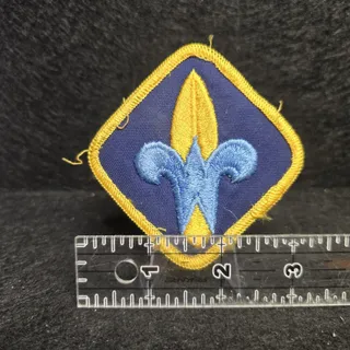 Photo of Cub Scout Webelos Rank Insignia sewn plastic back BSA Rank Patch