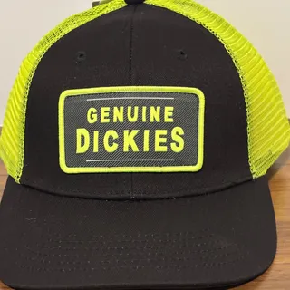 Photo of Dickies trucker hat black & neon green