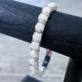 Photo of Stretch Bracelet - White - Condition Issues