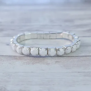 Photo of Stretch Bracelet - White - Condition Issues