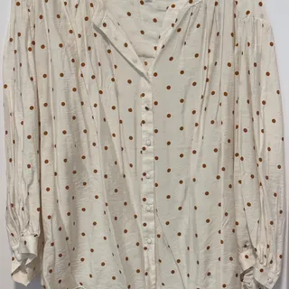 Photo of Rose & Olive women’s polka dot long sleeve blouse