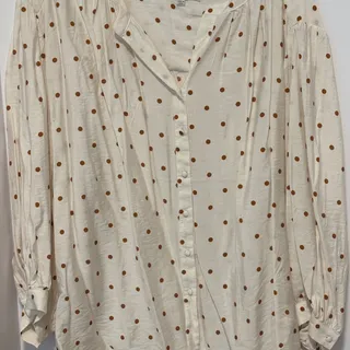 Photo of Rose & Olive women’s polka dot long sleeve blouse