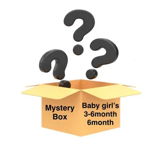 Photo of Baby Girl's size 3-6 month & 6 month mystery box 5lb clothes bundle