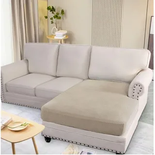 Photo of Super Stretch Individual Chaise Cover, Sectional Couch Covers- Island Fossi