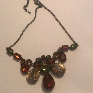 Photo of Chunky statement Necklace multiple Color acrylic