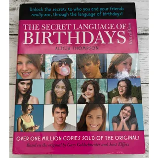 Photo of The Secret Language Of Birthdays Teen Edition by Alicia Thompson Hardcover Book