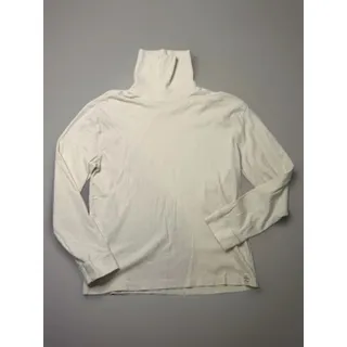 Photo of ZARA Boys Off-White Cream Turtleneck Long Sleeve T-Shirt 100% Cotton | Sz 11-12