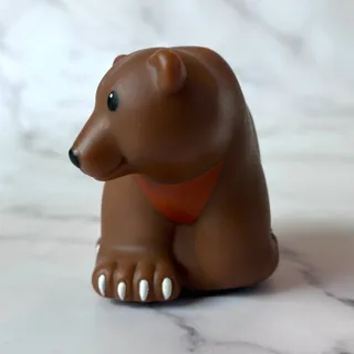 Photo of Fisher-Price Little People Zoo Talkers Brown Bear Figure 2011 Replacement