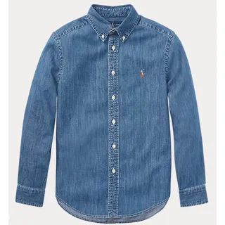 Photo of Polo Ralph Lauren Kids Indigo Denim Button Down Shirt|14|16