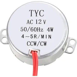 Photo of Reliable uxcell Synchronous Motor - 12V, 4-5 RPM, 4W