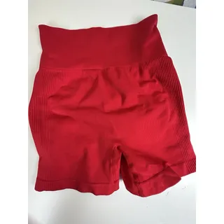 Photo of Women’s Red High-Waist Butt-Lifting Shapewear Shorts XS Seamless