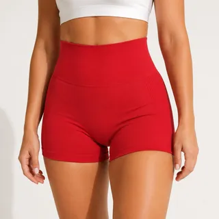 Photo of Women’s Red High-Waist Butt-Lifting Shapewear Shorts XS Seamless