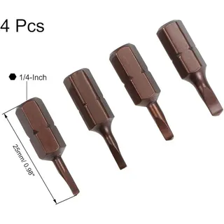 Photo of Triangular Bits Set 4-in-1 1/4 Inch Hex Shank Magnetic ScrewDriver Bit Set