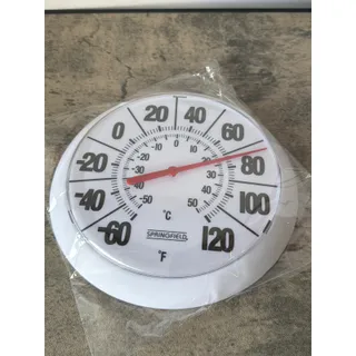 Photo of Indoor Outdoor Big and Bold Dial Wireless Thermometer with Easy to Read Numbers