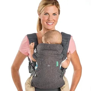 Photo of Infantino Flip 4-in-1 Ergonomic Baby Carrier (8-32 lbs)- Gray