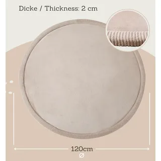 Photo of Hakuna Matte CloudSoft Memory Foam Baby Tummy Time Play Mat for Floor -Beige