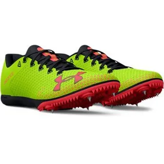 Photo of Under Armour UA Distanc Track Neon Volt Red Sz 10.5 3025460-300 Running