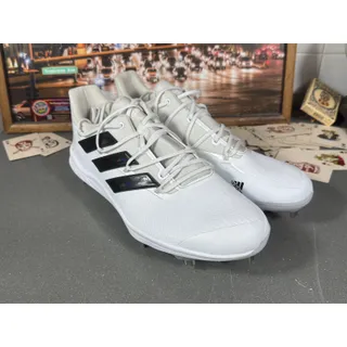 Photo of Adidas Adizero Baseball Cleats White Black Metal Men’s 14 SPG753001