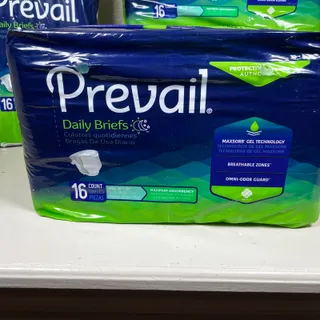 Photo of LOT 4 packs x 16pcs Prevail Underwear Adult Diapers Extra Absorb, size Small