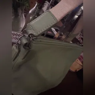 Photo of Coach SoHo Sage Leather Swingpack Crossbody Bag Vintage Women’s