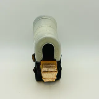 Photo of Vintage Avon Spicy After Shave Covered Wagon Bottle Decanter 1970s Empty