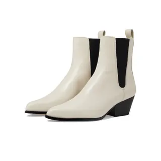 Photo of NEW Michael Kors Women's Kinlee Leather Ankle Boot Cream Shoes Size 6 M