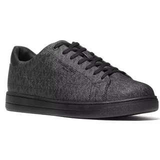 Photo of MICHAEL KORS Mens Black Logo Padded Nate Round Toe Sneakers Shoes 7 M